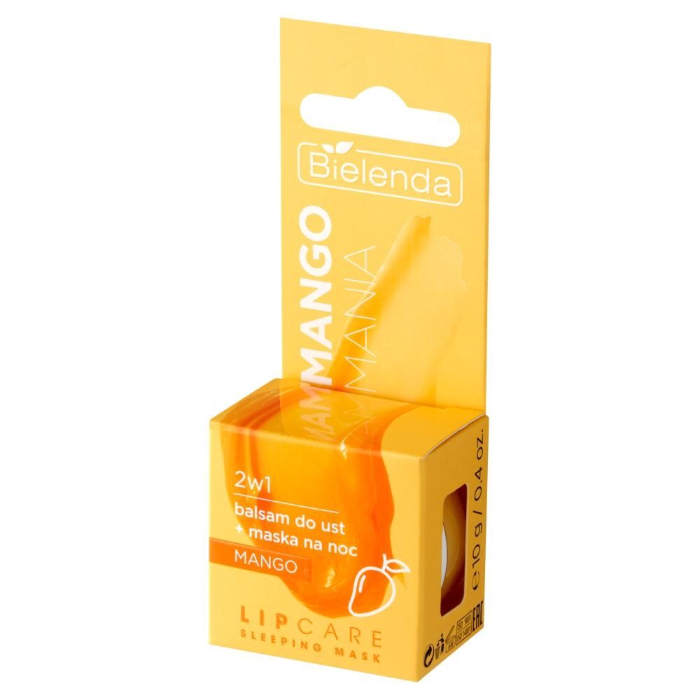 Bielenda 2w1 balsam do ust + maska na noc mango 10 g