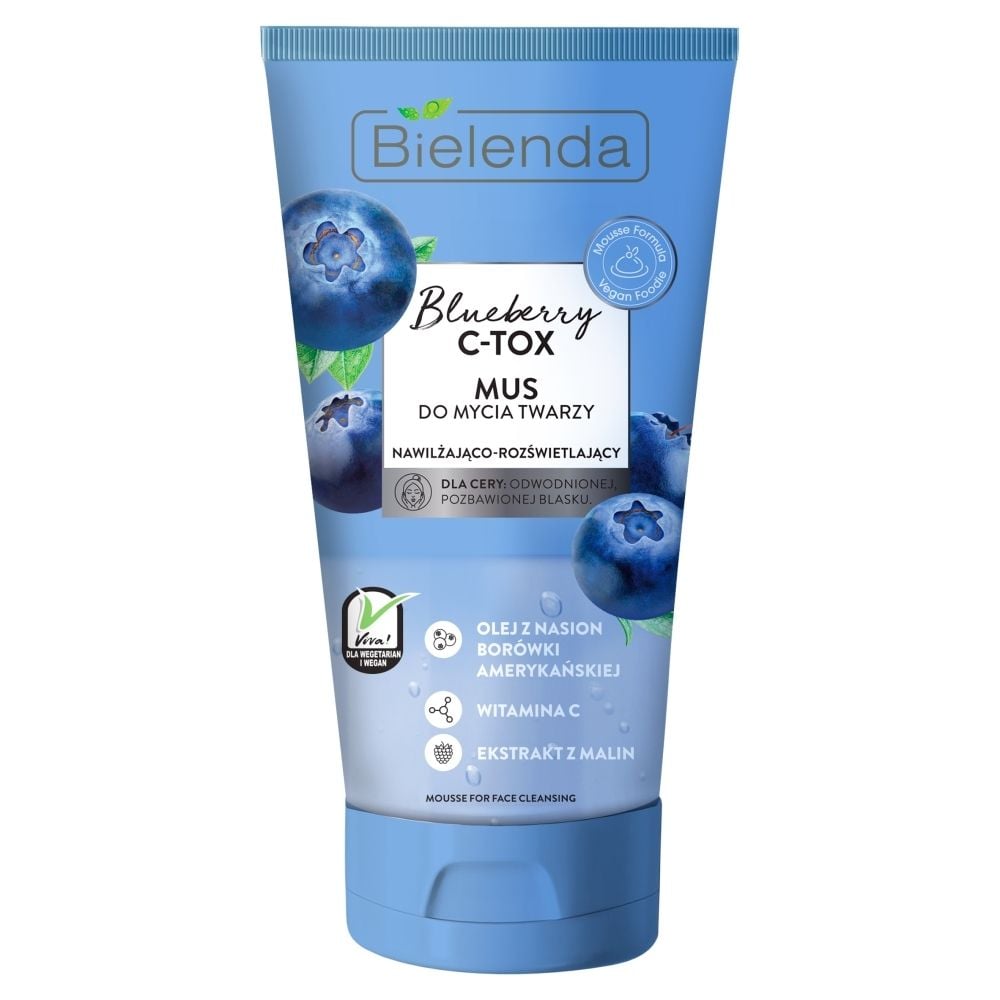 Bielenda Blueberry C-Tox Mus do mycia twarzy 135 g