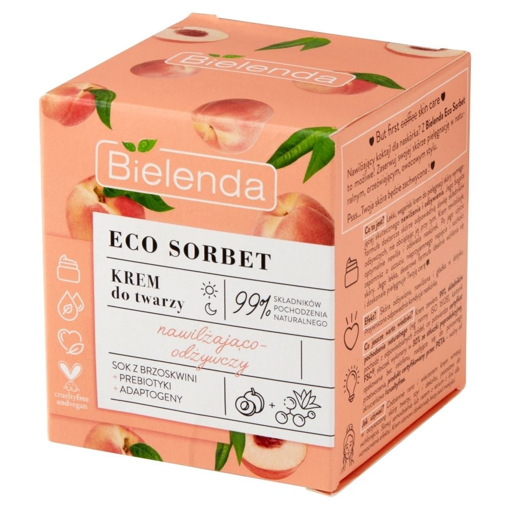 Bielenda Eco Sorbet Krem do twarzy nawilżająco-odżywczy 50 ml