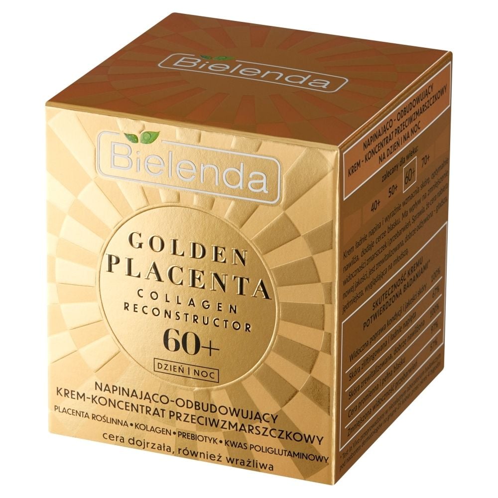 Bielenda Golden Placenta 60+ Napinająco-odbudowujący krem-koncentrat przeciwzmarszczkowy 50 ml