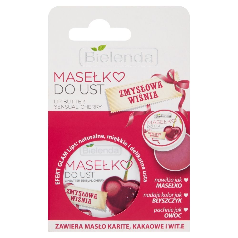 Bielenda Masełko do ust Zmysłowa wiśnia 15 g