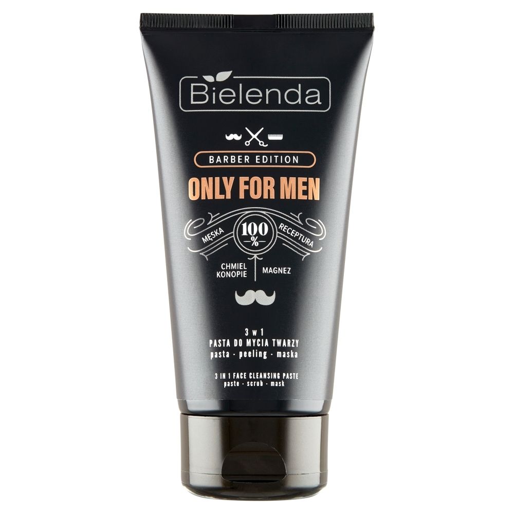 Bielenda Only for Men Barber Edition Pasta do mycia twarzy 3 w 1 150 g