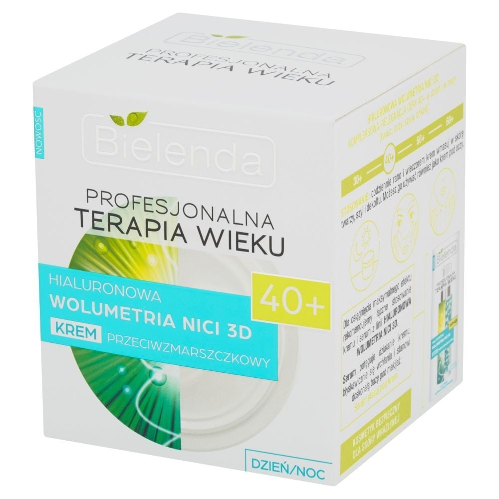 Bielenda Profesjonalna Terapia Wieku 40+ Hialuronowa Wolumetria Nici 3D Krem dzień noc 50 ml