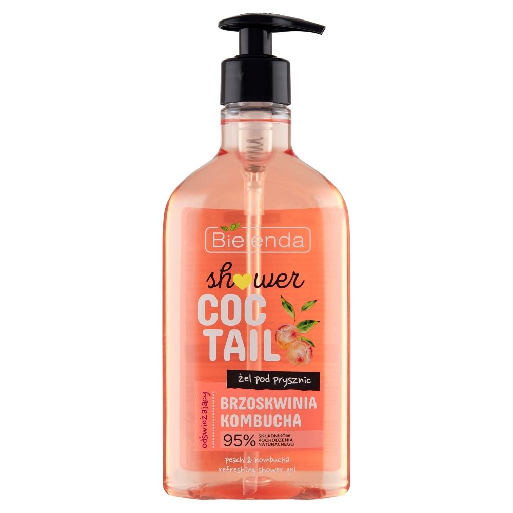 Bielenda Shower Coctail Żel pod prysznic brzoskwinia kombucha 400 ml