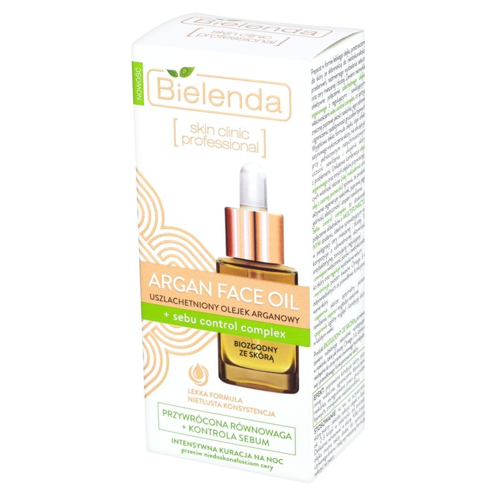 Bielenda Skin Clinic Professional Uszlachetniony olejek arganowy + sebu control complex 15 ml