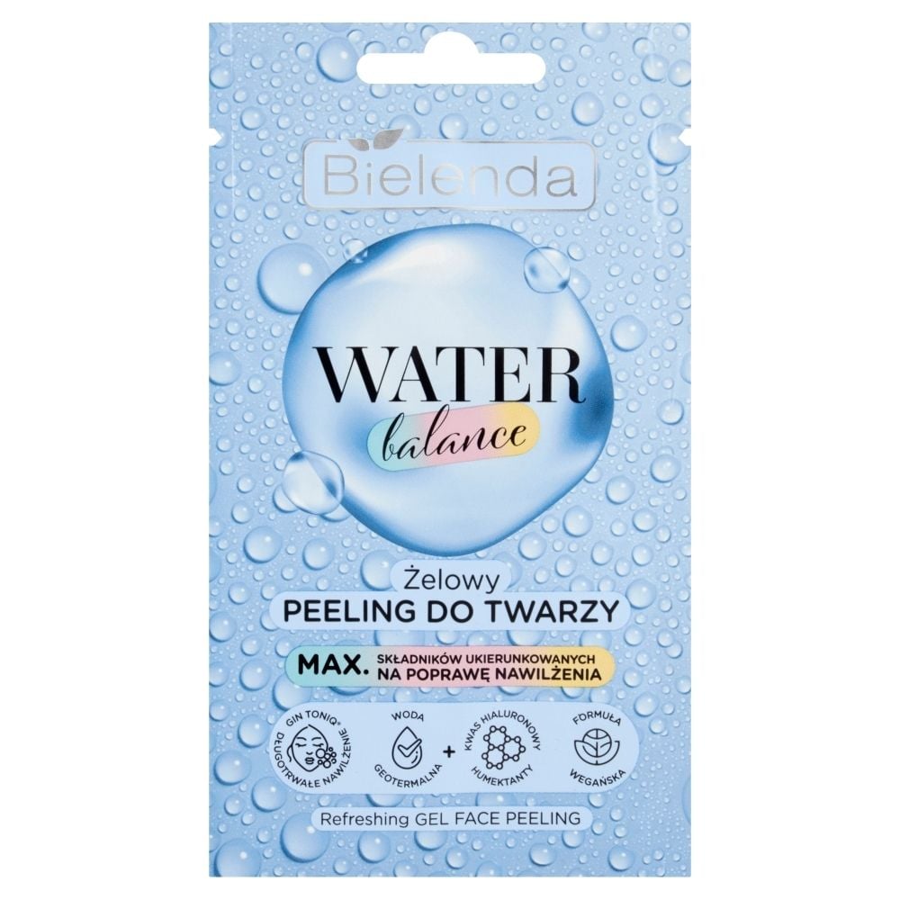 Bielenda Water Balance Żelowy peeling do twarzy 7 g