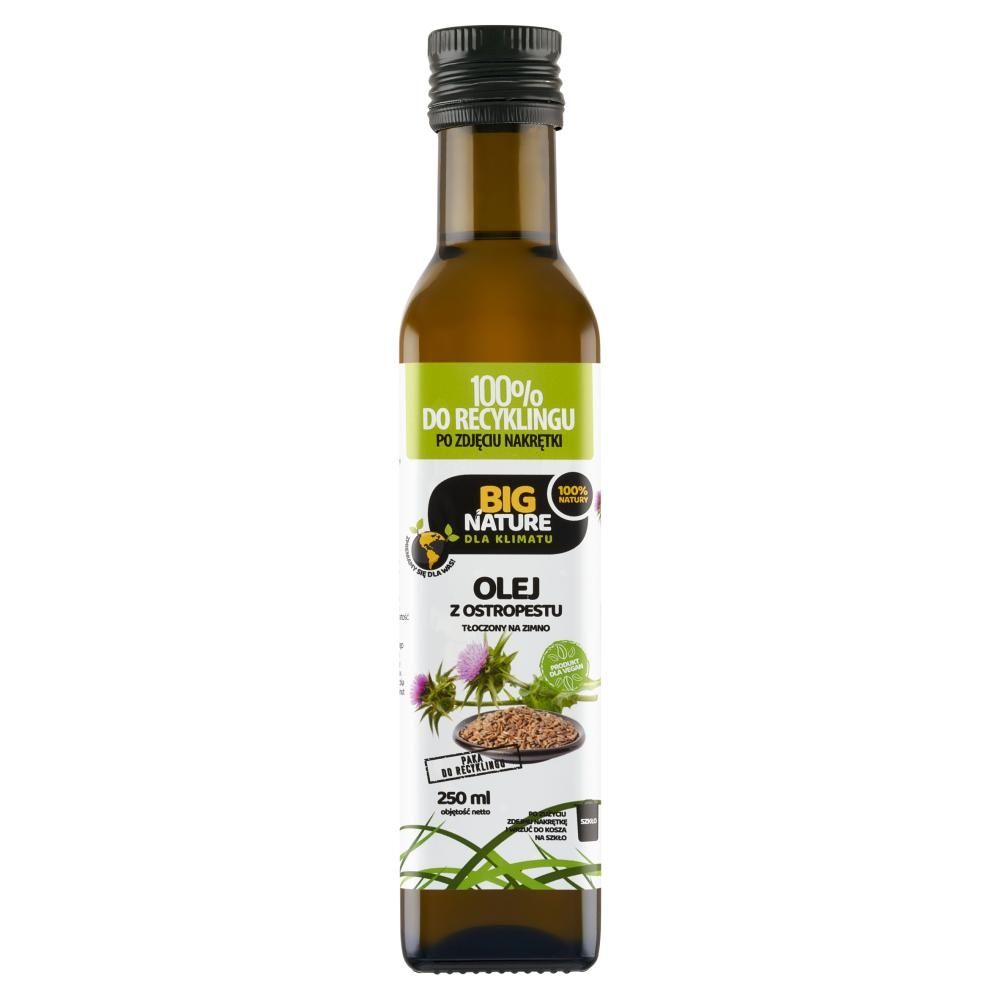 Big Nature Olej z ostropestu tłoczony na zimno 250 ml