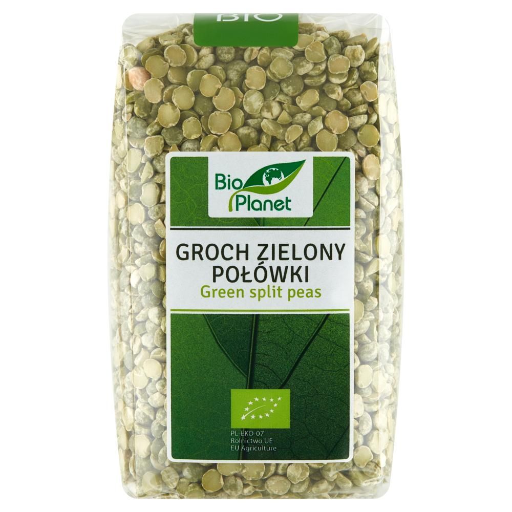 Bio Planet Groch zielony połówki 500 g