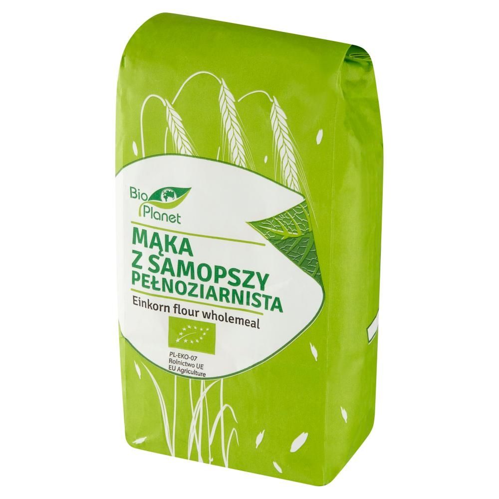 Bio Planet Mąka z samopszy pełnoziarnista 500 g