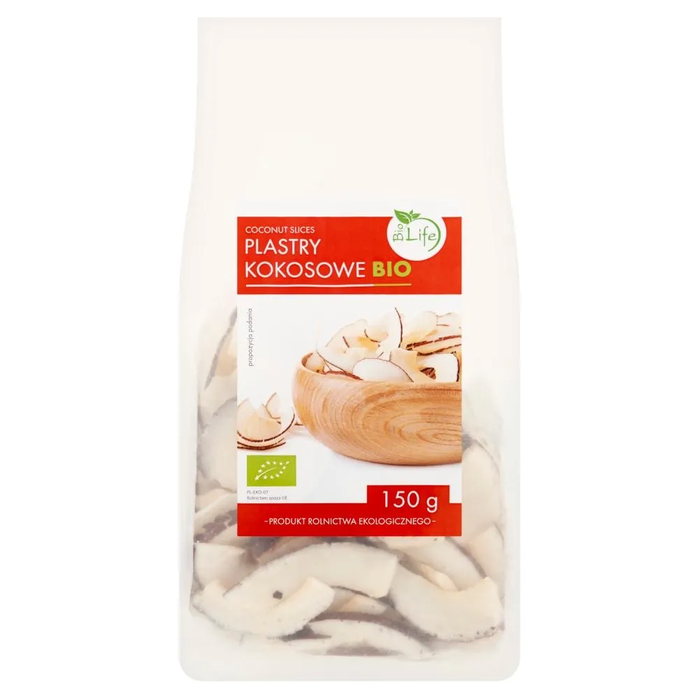 BioLife Plastry kokosowe bio 150 g