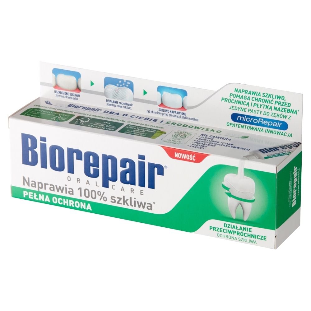 Biorepair Pełna Ochrona Pasta do zębów 75 ml