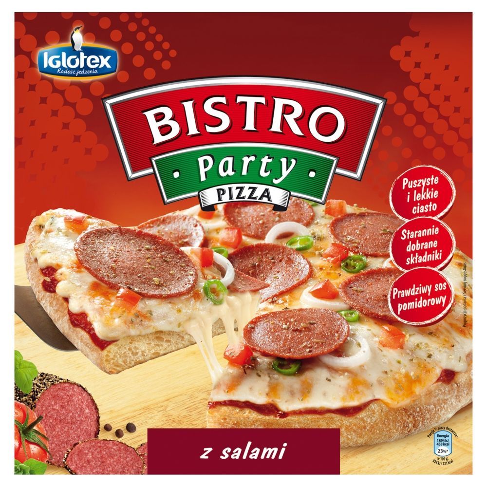 Bistro Party Pizza z salami 410 g