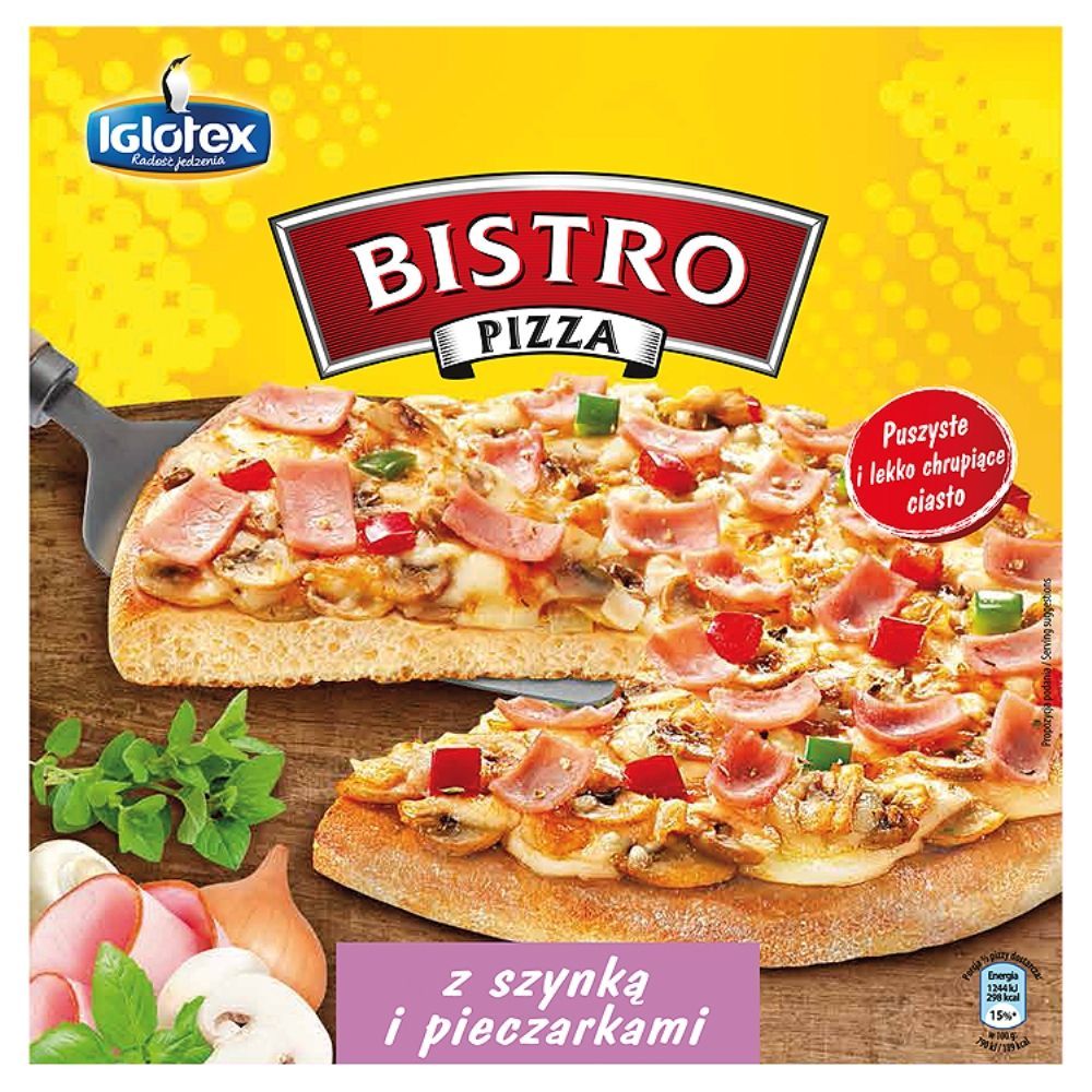 Bistro Pizza z szynką i pieczarkami 315 g