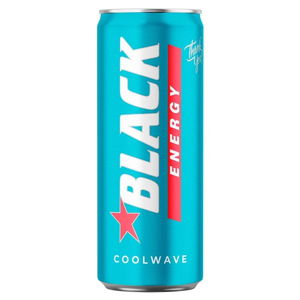 Black Energy Coolwave Gazowany napój energetyzujący 250 ml