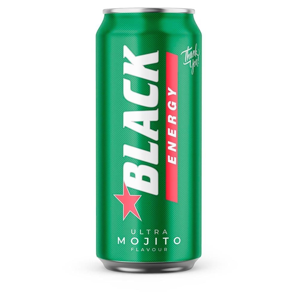 Black Energy Ultra Mojito Gazowany napój energetyzujący 500 ml