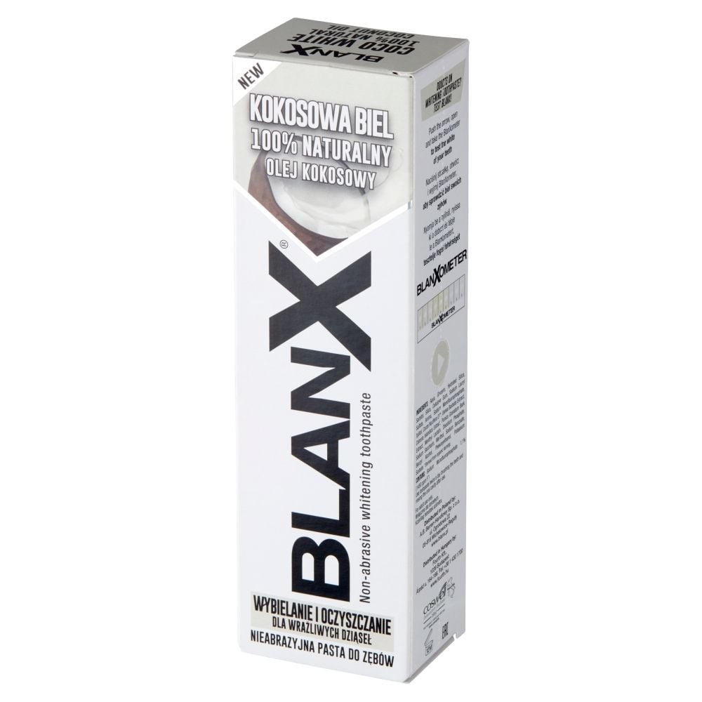 BlanX Coco White Nieabrazyjna pasta do zębów 93 g