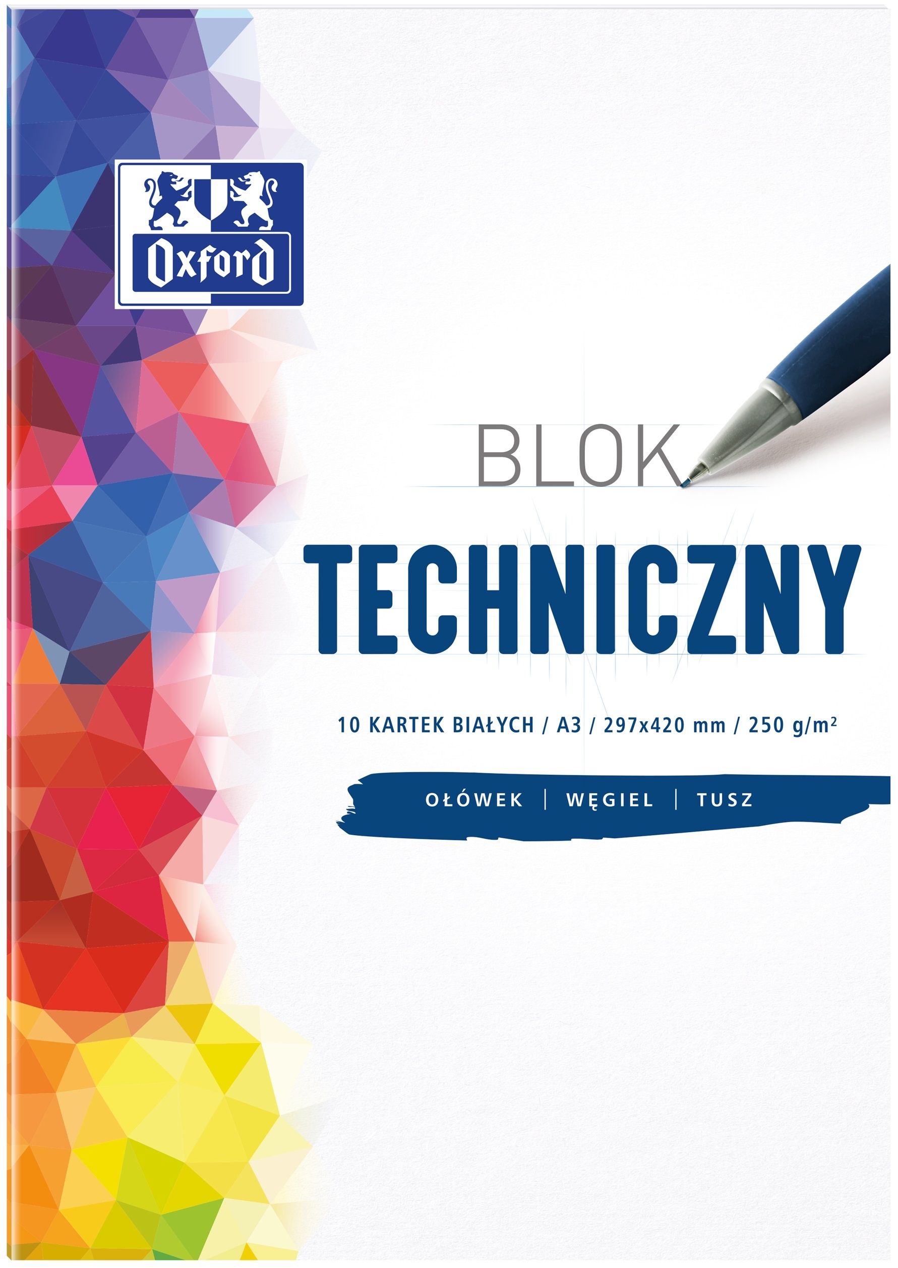 HAMELIN Blok techniczny A3 Oxford 250 g 400093232
