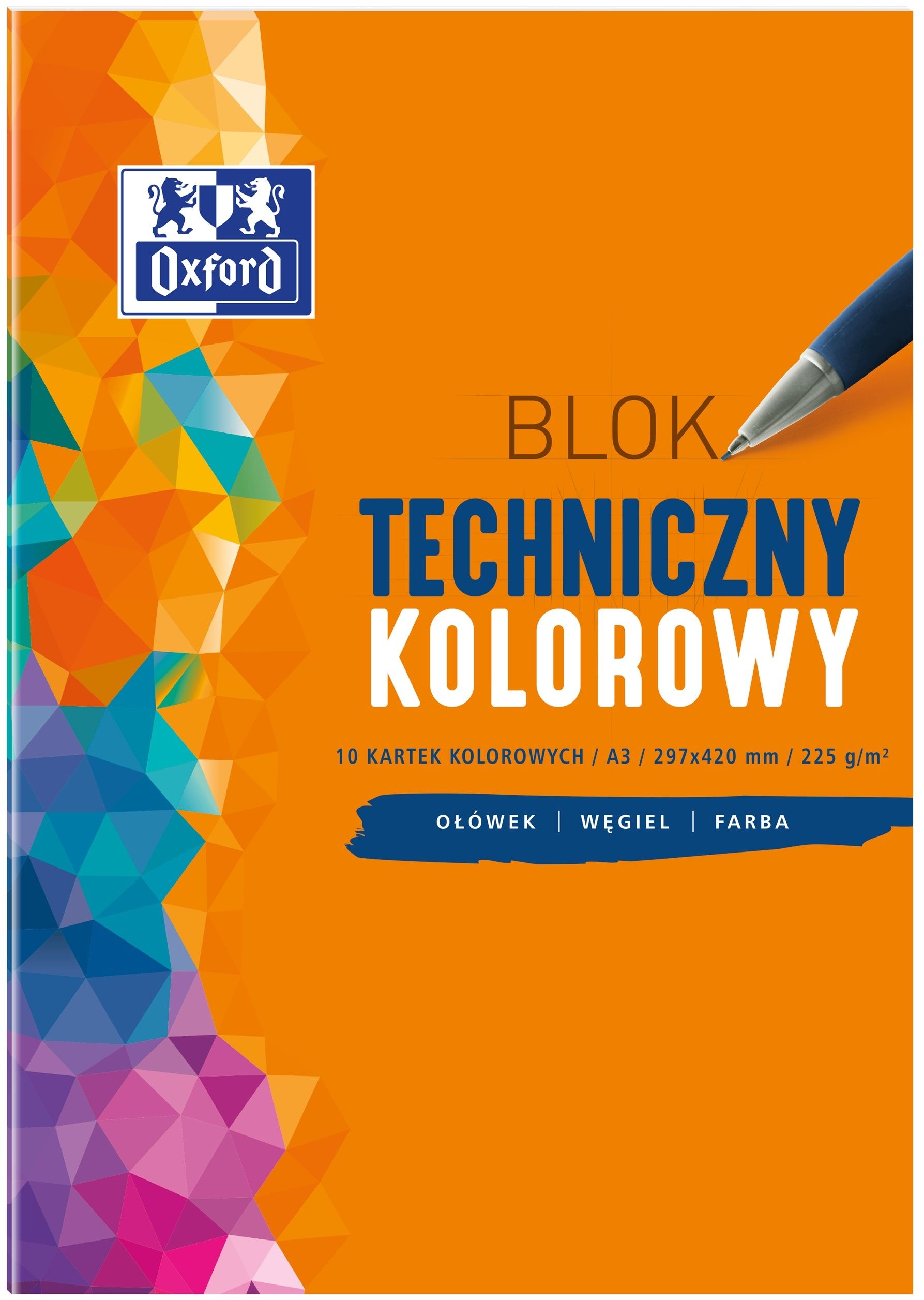 HAMELIN Blok techniczny kolor A3 Oxford 225 g 400093234