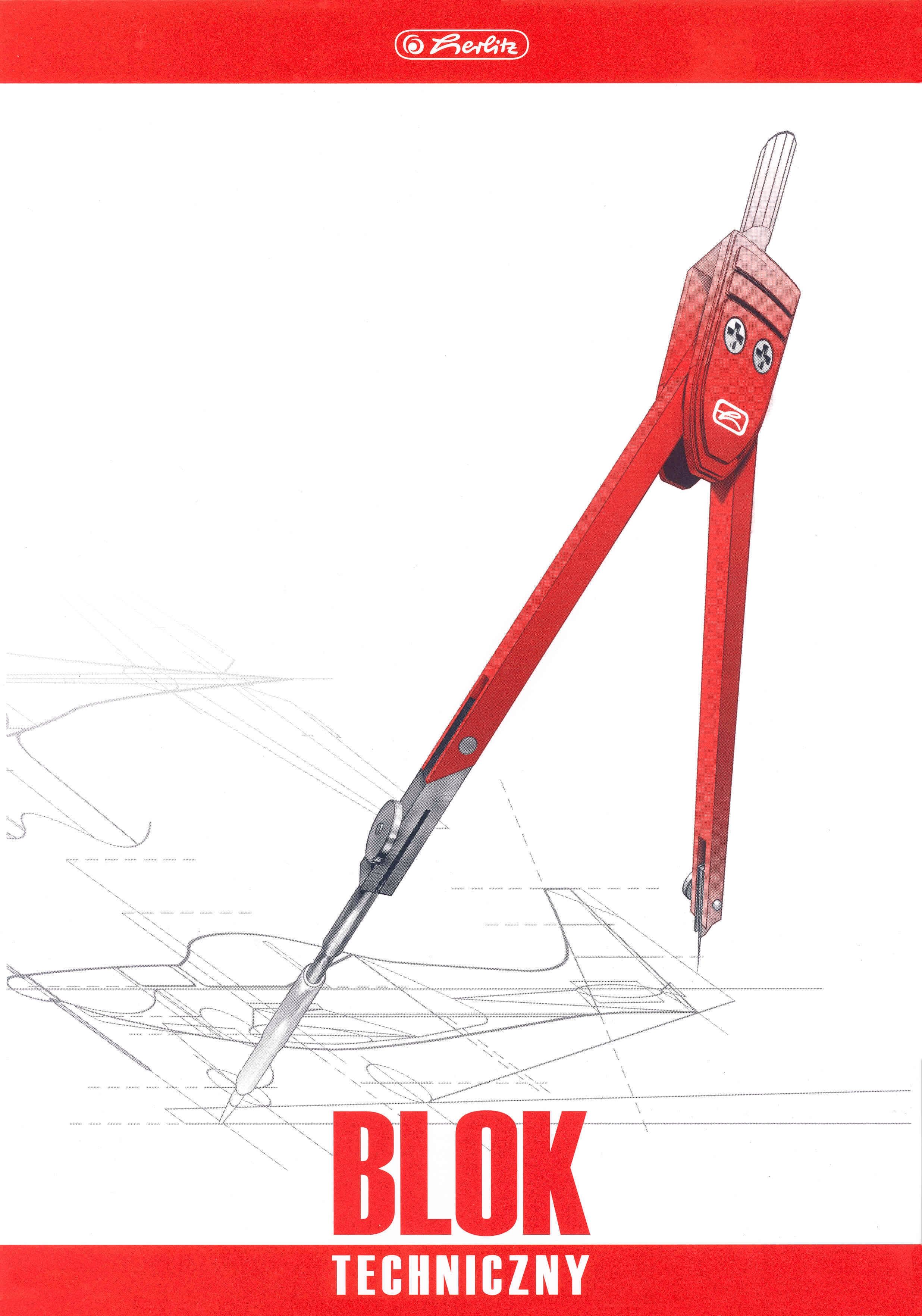 Blok techniczny HERLITZ Blok techniczny A4 10 kartek 9561739