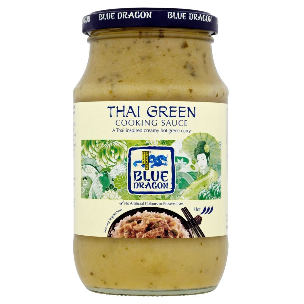 Blue Dragon Ostry sos tajskie zielone curry 410 g