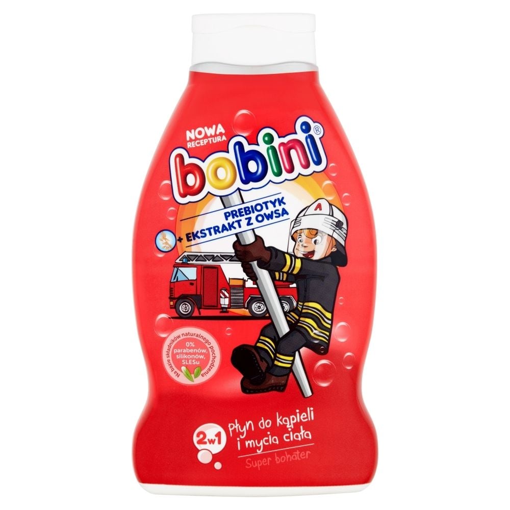 Bobini Płyn do kąpieli i mycia ciała 2w1 super bohater 660 ml