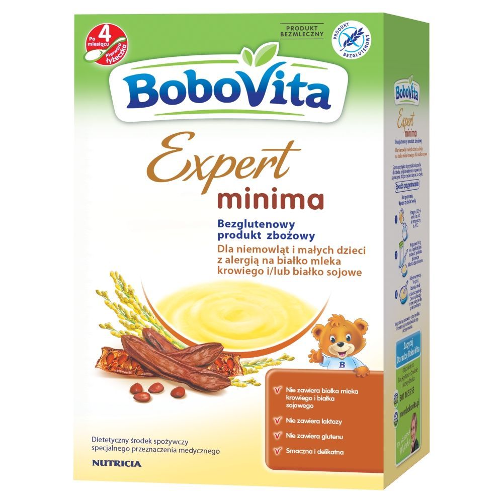 BoboVita Expert minima Bezglutenowy produkt zbożowy po 4 miesiącu 350 g