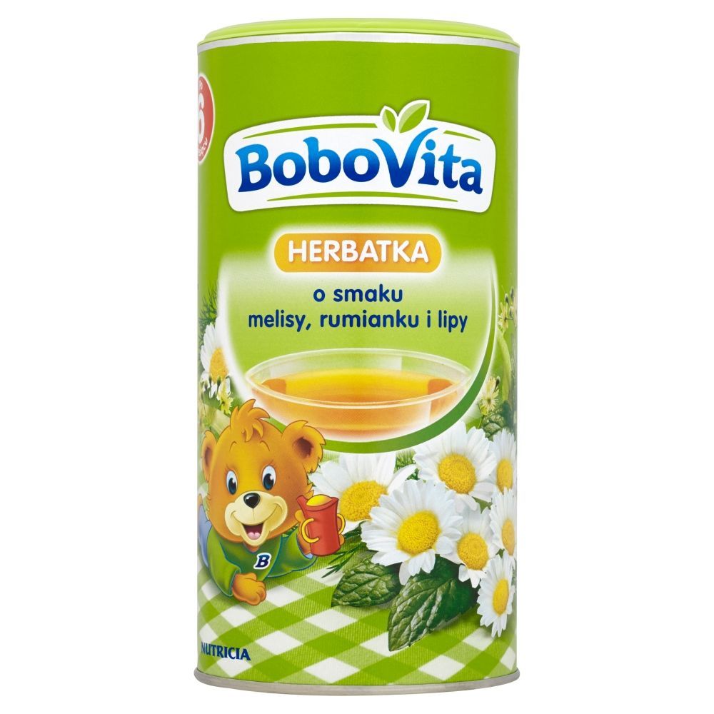 BoboVita Herbatka o smaku melisy rumianku i lipy po 6 miesiącu 200 g