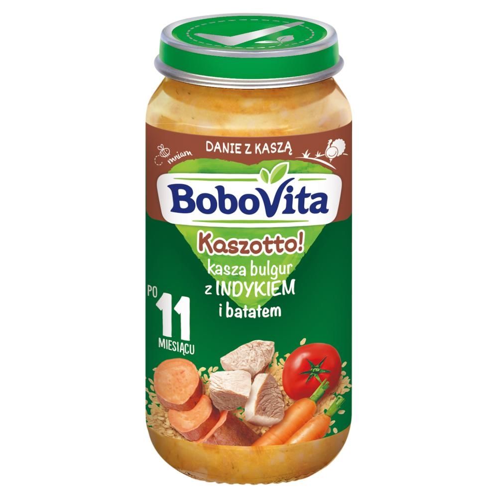 BoboVita Kaszotto! Kasza bulgur z indykiem i batatem po 11 miesiącu 250 g