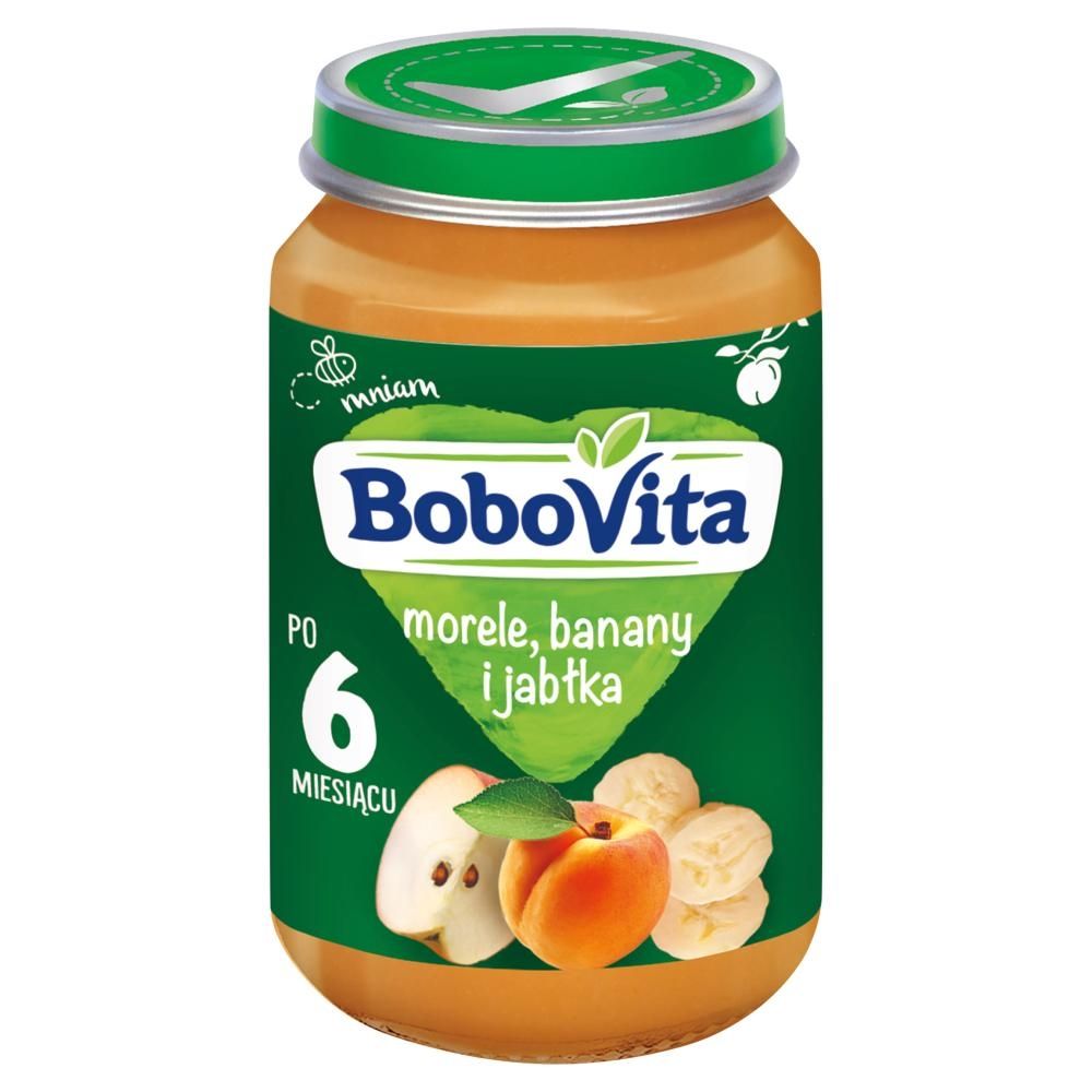 BoboVita Morele banany i jabłka po 6 miesiącu 190 g