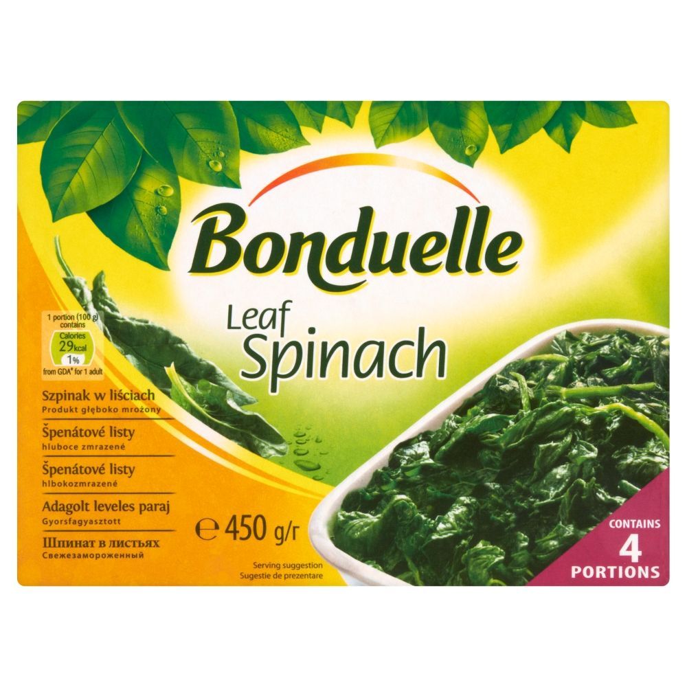 Bonduelle Szpinak w liściach 450 g