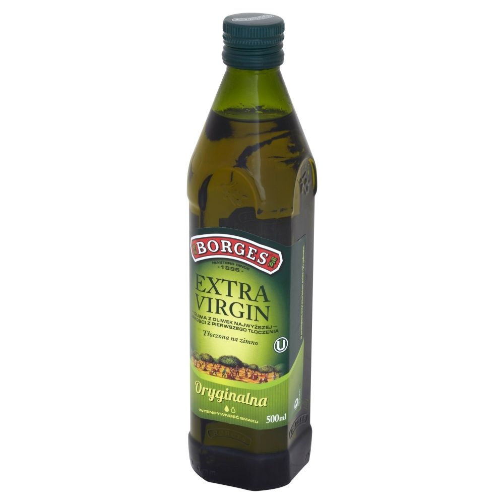 Borges Extra Virgin Oryginalna Oliwa z oliwek najwyższej jakości z pierwszego tłoczenia 500 ml