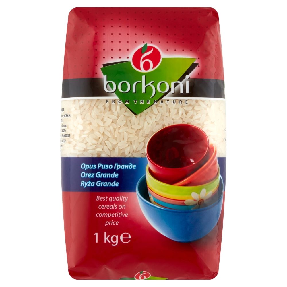 Borkoni Ryż średnioziarnisty 1 kg