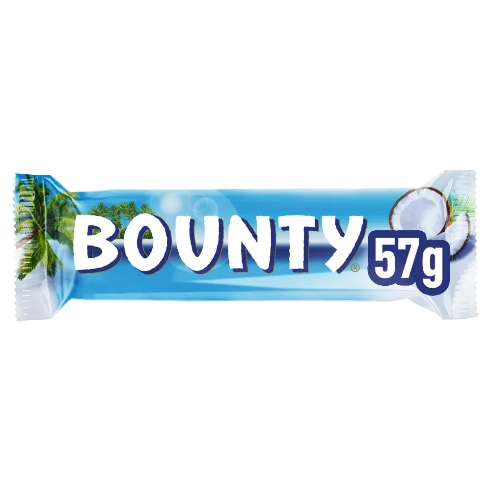 Bounty Baton z nadzieniem kokosowym oblany czekoladą 57 g (2 x 28,5 g)