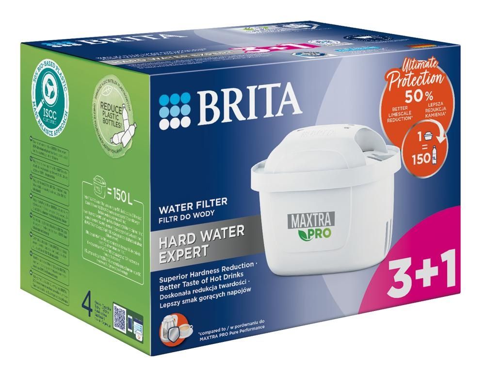 BRITA MAXTRA PRO Hard Water Expert Wkład filtrujący 3+1