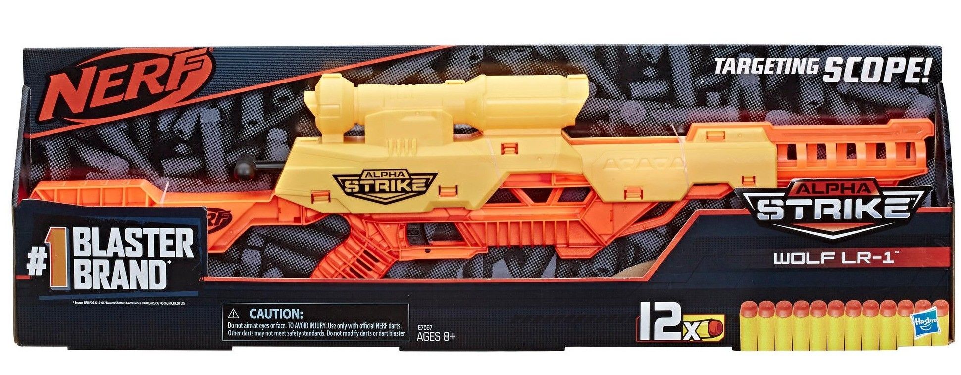 NERF Wyrzutnia Nerf Alpha Strike Toy Blaster E7567