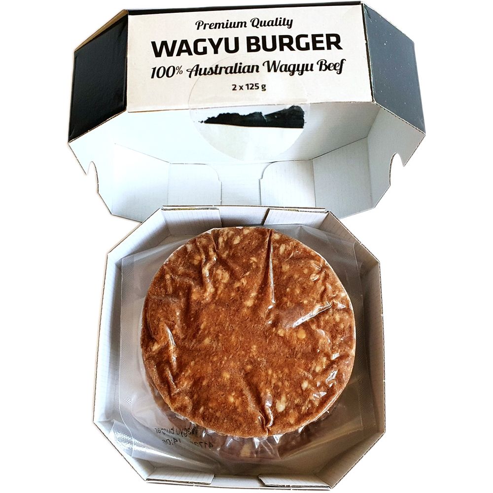 Burger wołowy WAGYU 2X125g mrożony