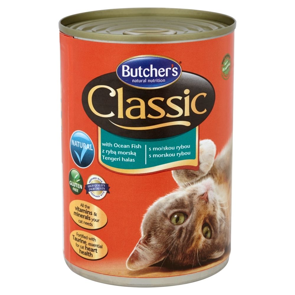 Butcher's Classic Karma dla dorosłych kotów z rybą morską 400 g
