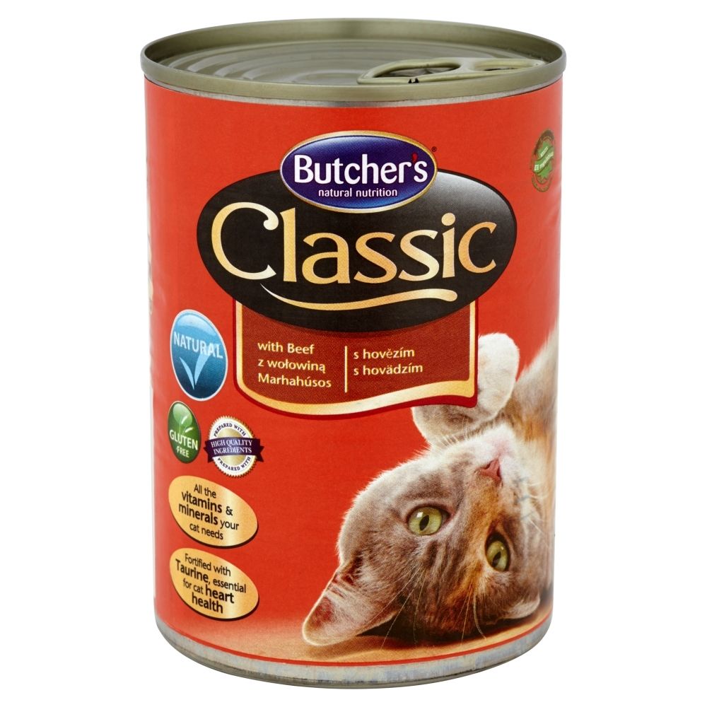 Butcher's Classic Karma dla dorosłych kotów z wołowiną 400 g