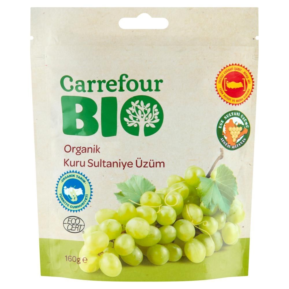 Carrefour Bio Ekologiczne rodzynki 160 g