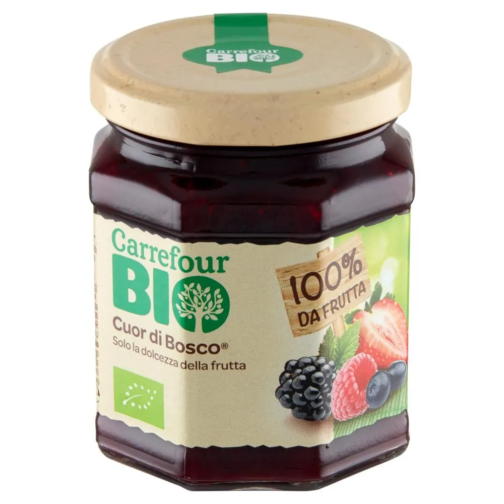 Carrefour Bio Ekologiczny produkt na bazie owoców jagodowych 240 g