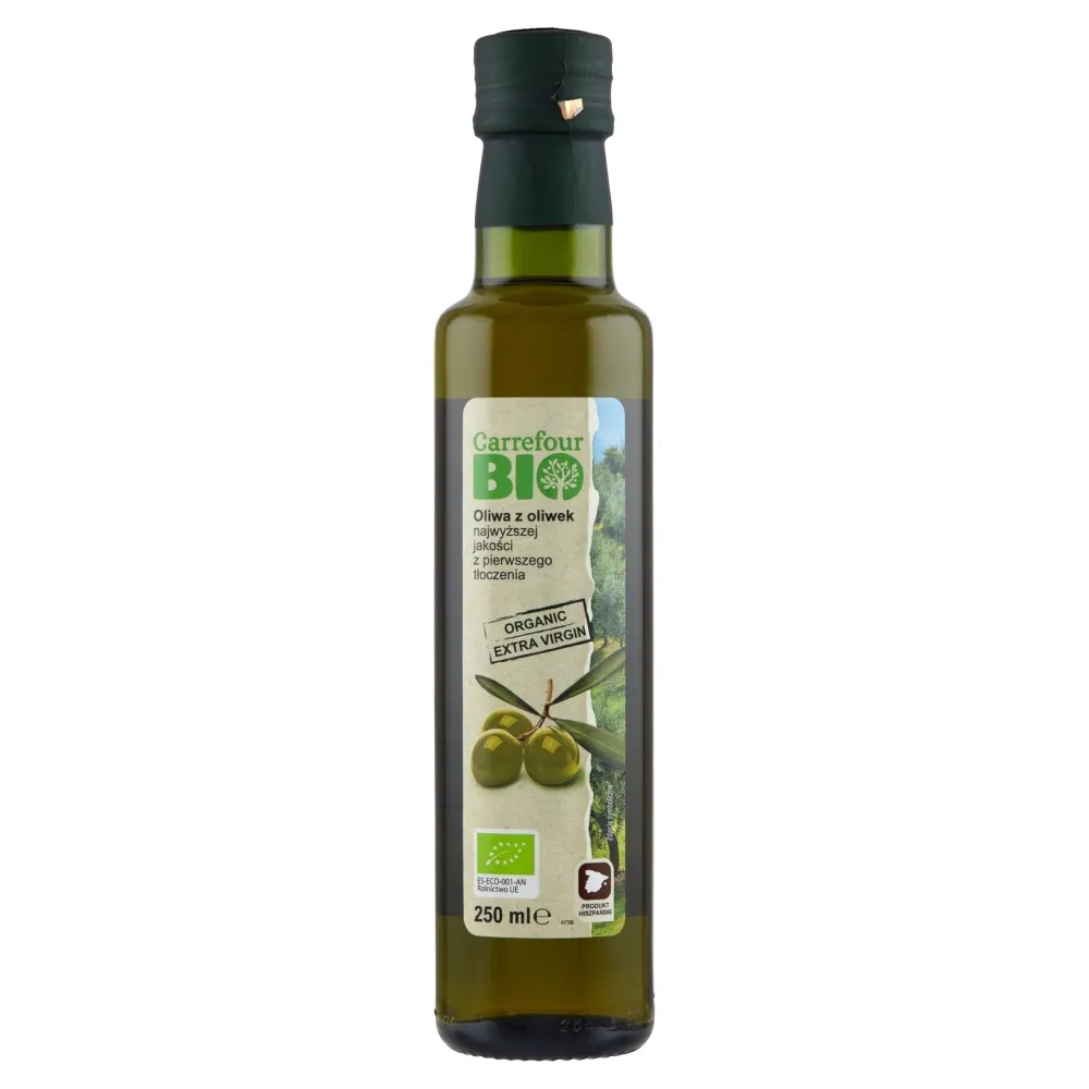 Carrefour Bio Oliwa z oliwek najwyższej jakości z pierwszego tłoczenia 250 ml