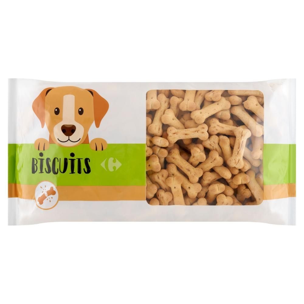 Carrefour Biscuits Karma uzupełniająca dla psów 1,5 kg