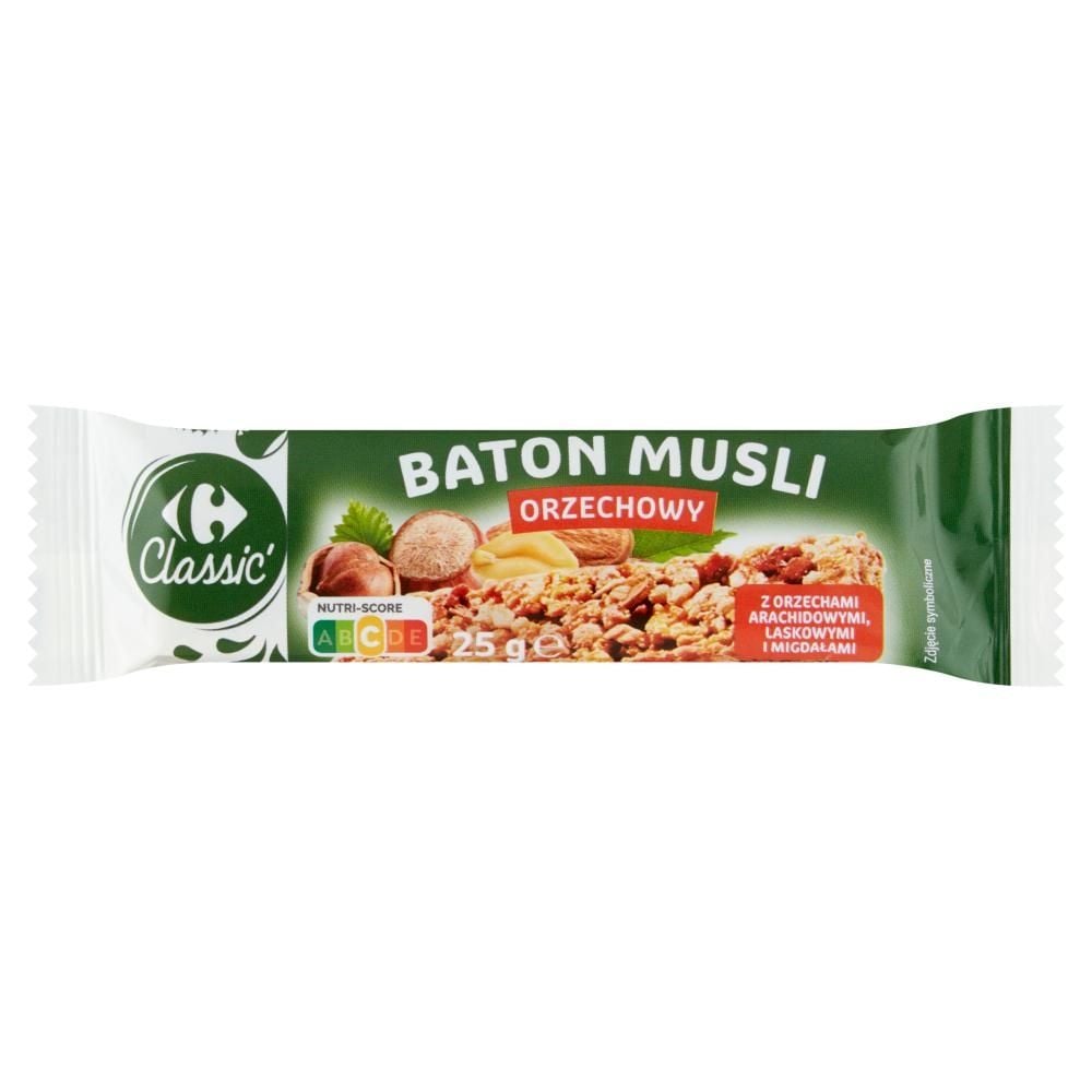 Carrefour Classic Baton musli orzechowy 25 g