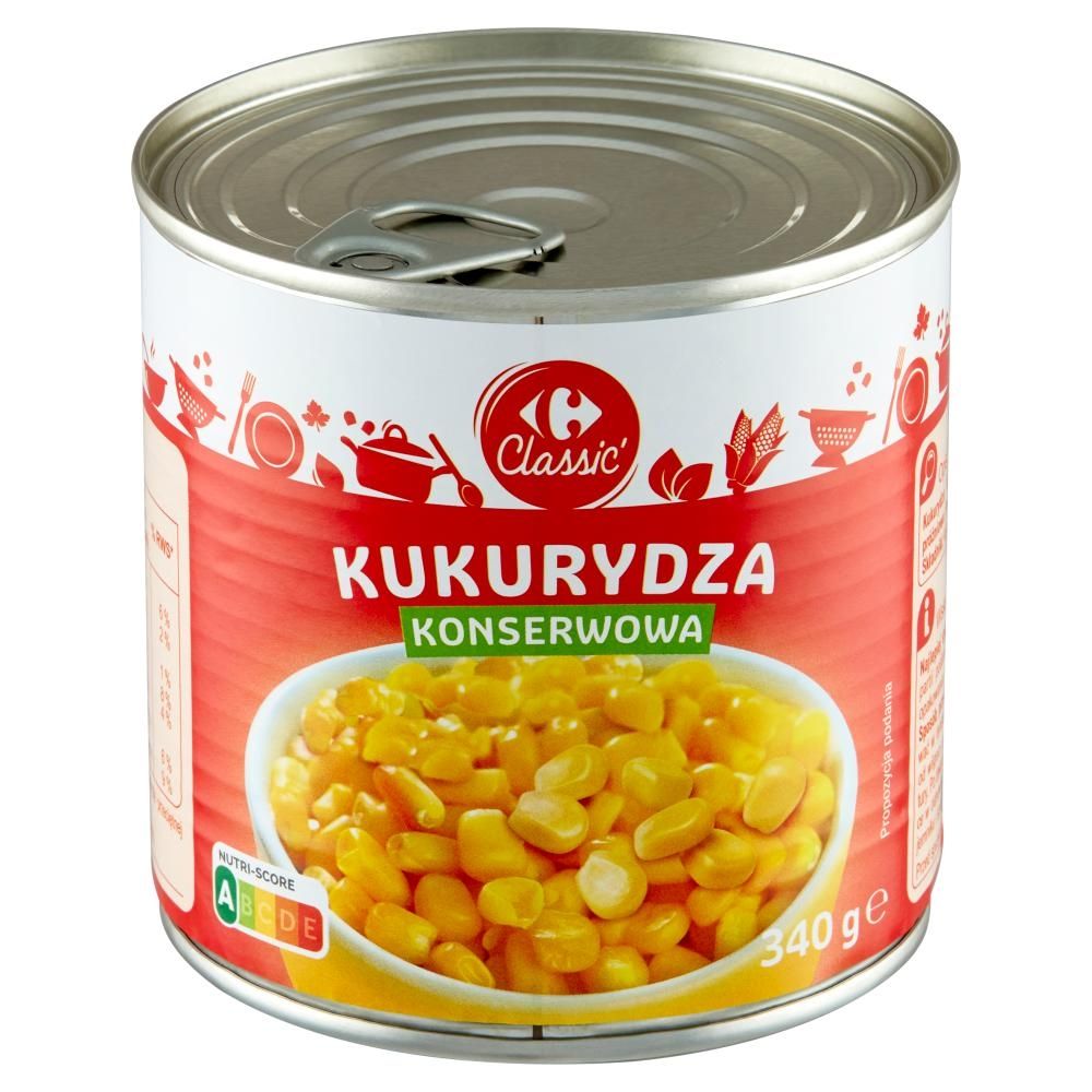 Carrefour Classic Kukurydza konserwowa 340 g
