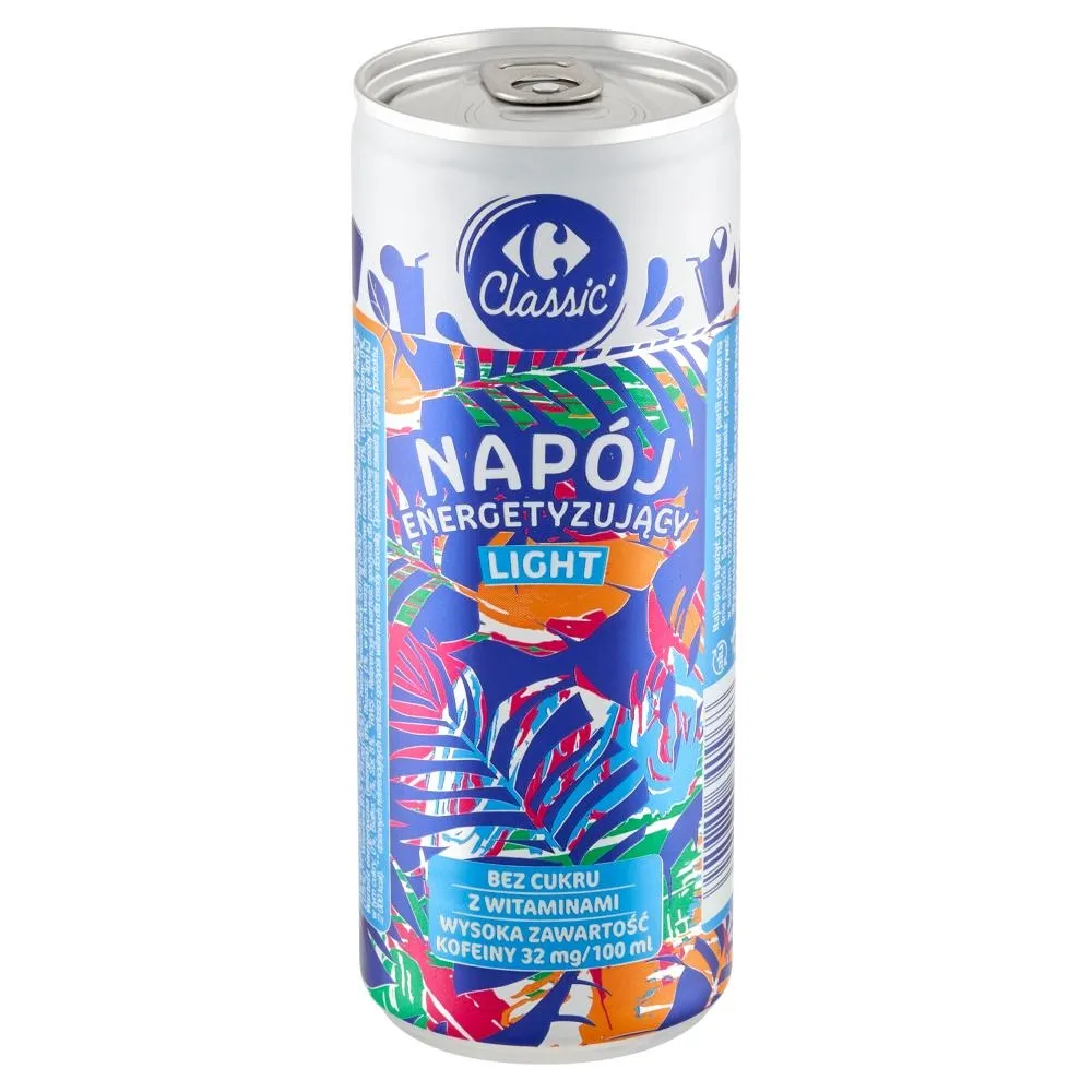 Carrefour Classic Light Napój energetyzujący 250 ml