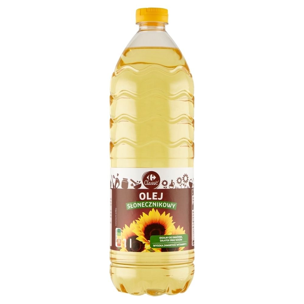 Carrefour Classic Olej słonecznikowy 1 l