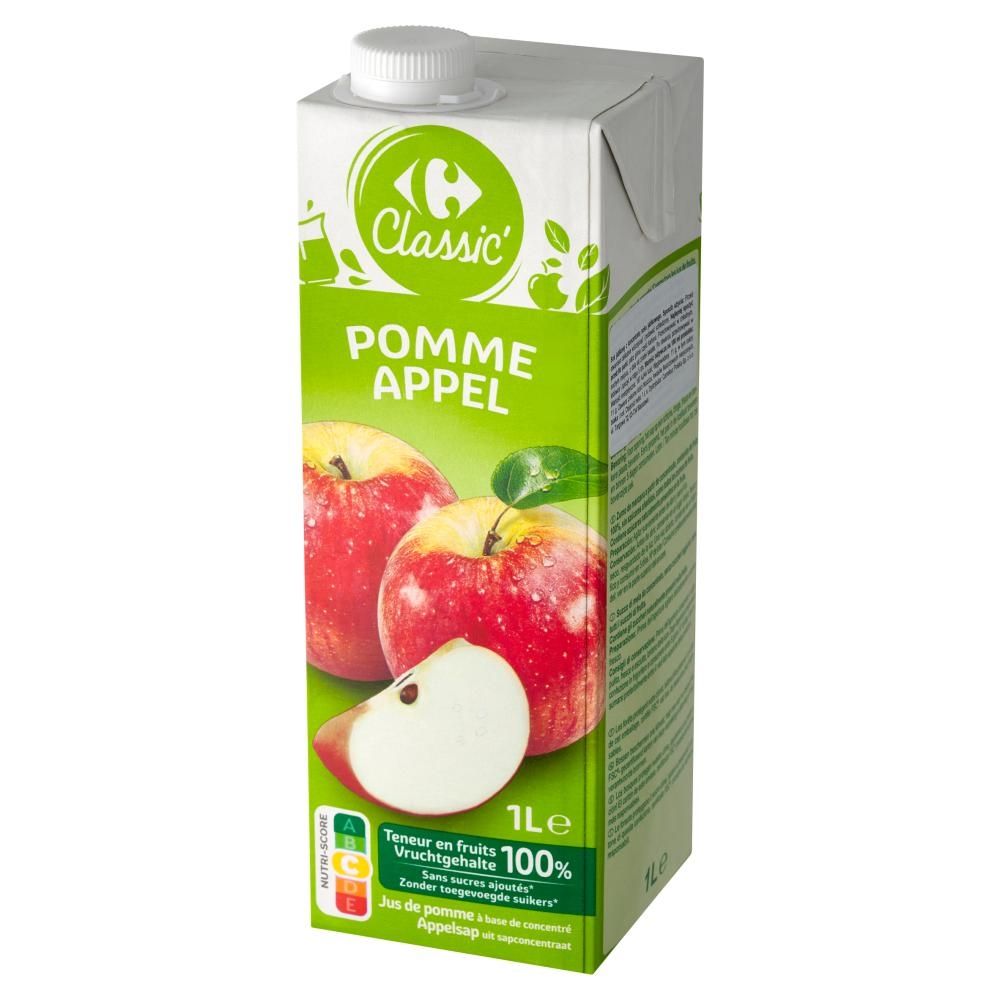 Carrefour Classic Sok jabłkowy 1 l