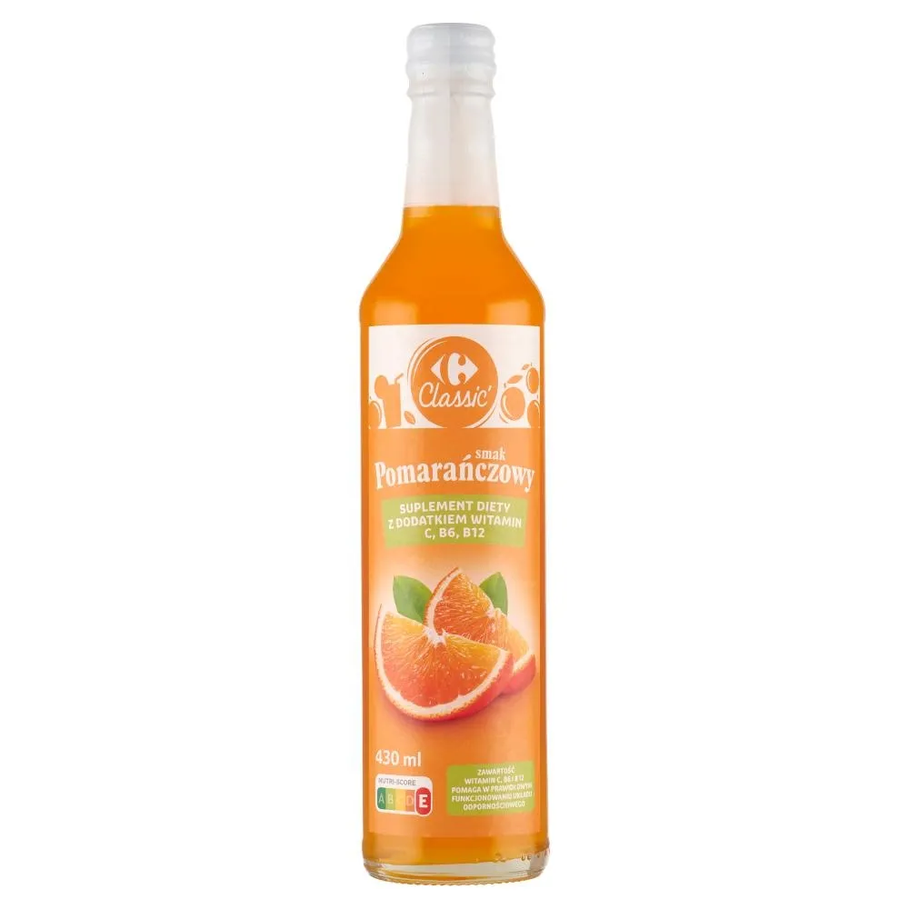 Carrefour Classic Suplement diety smak pomarańczowy 430 ml