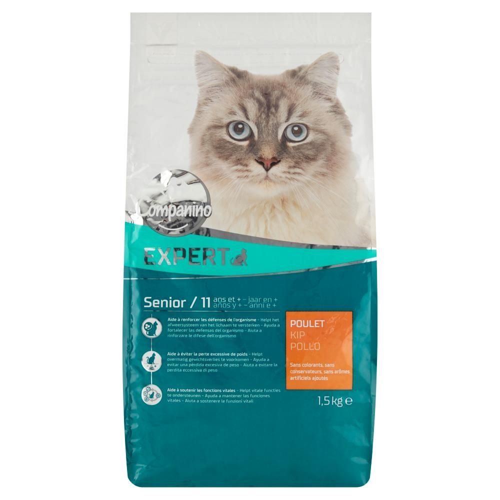 Carrefour Companino Expert Senior Karma dla kotów 1,5 kg