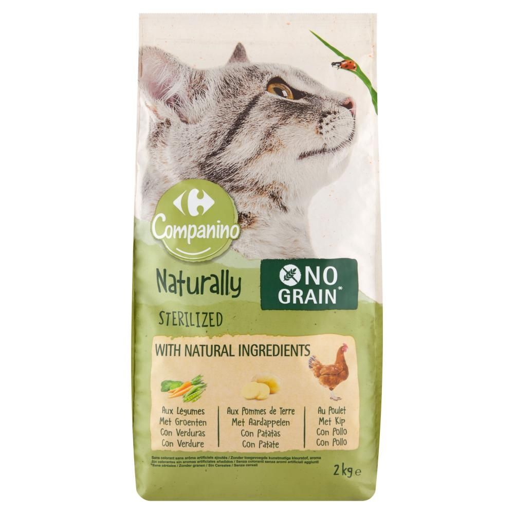 Carrefour Companino Naturally Sterilized Karma dla kotów 2 kg